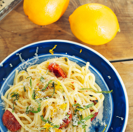 Lemon spaghetti