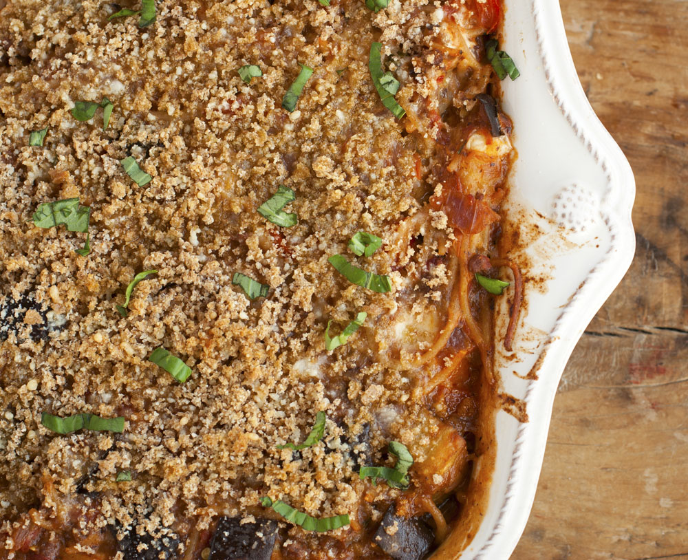 Spicy Eggplant Spaghetti Bake | Plum Pie