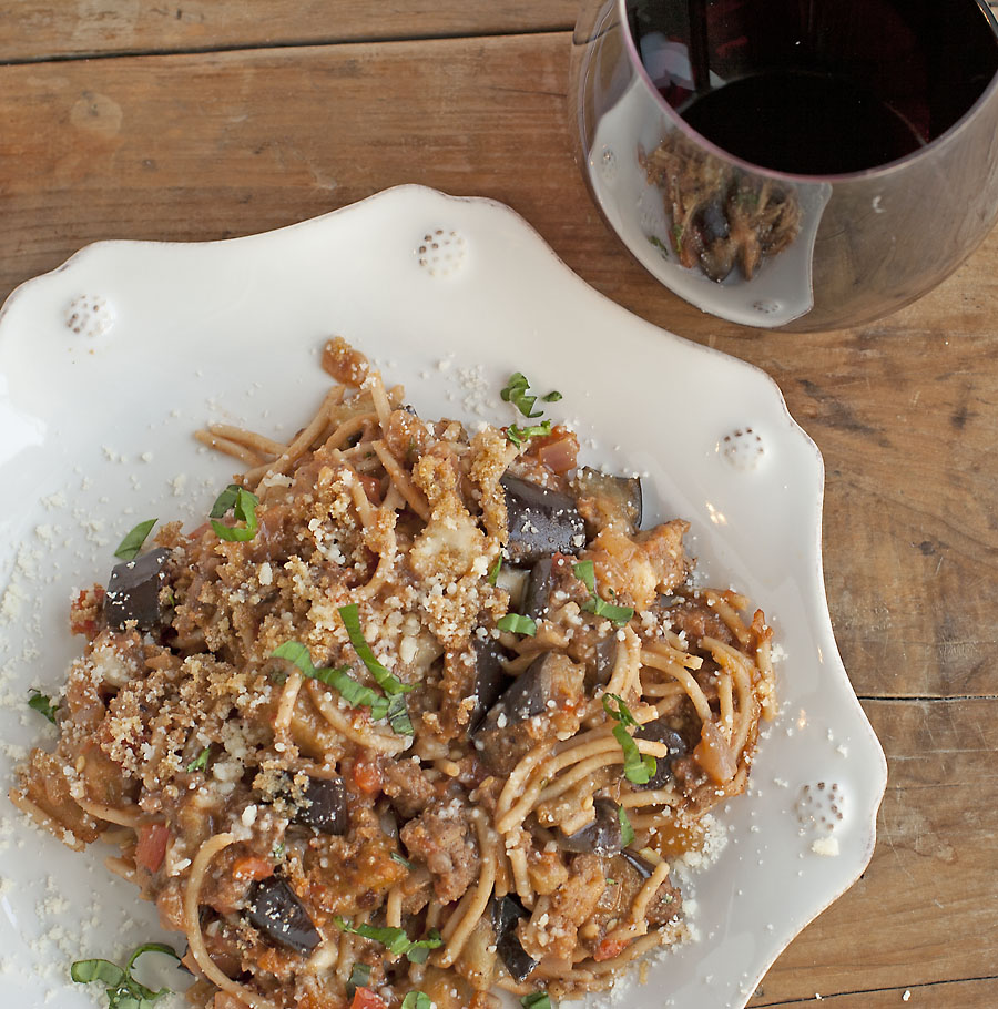 Spicy Eggplant Spaghetti Bake | Plum Pie