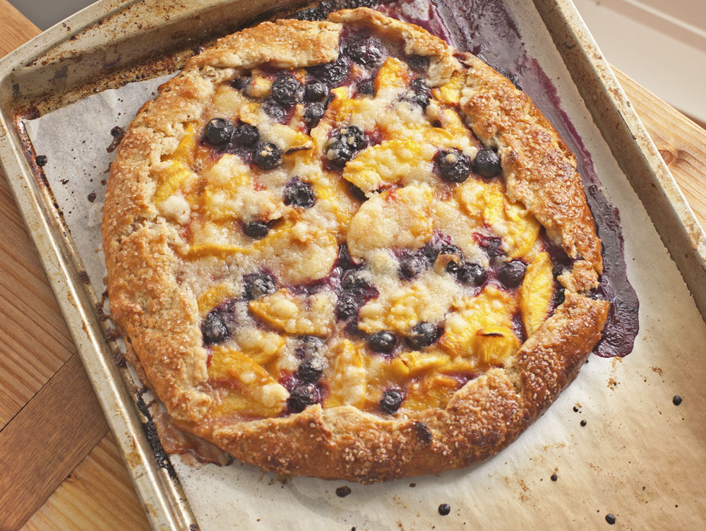 Peach Blueberry Crostata | Plum Pie