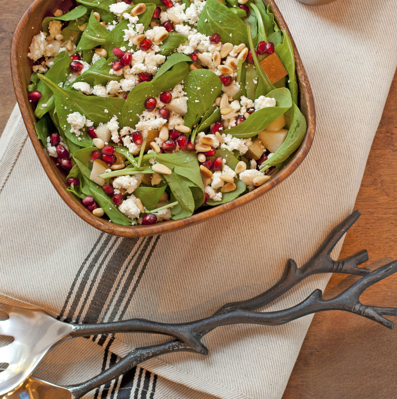 Arugula Pear + Goat Cheese Salad | Plum Pie