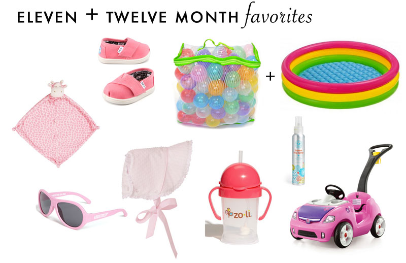 Eleven + Twelve Month Baby Favorites
